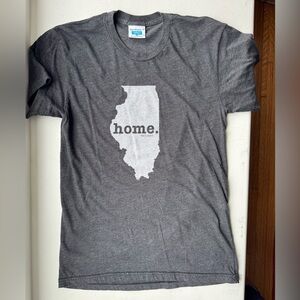 The Home T Unisex Illinois T-Shirt Size S